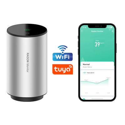 ซื้อ RN-PRO 200 Radon Monitor พร้อมเซ็นเซอร์ห้องไอออนแบบกระแทก, การเชื่อมต่อ Wi-Fi, และสัญญาณเตือนการสั่นสะเทือนเพื่อความปลอดภัยในบ้านและสํานักงาน online manufacture