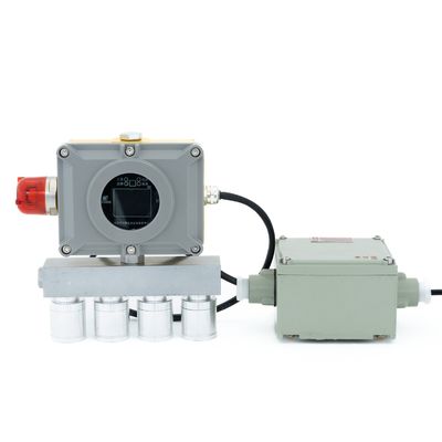 kopen Industriële hoogprecisie muur gemonteerde vaste 4 in 1 gaslekdetector online manufacture