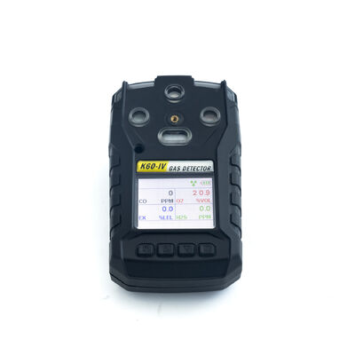 구입하다 IECEx ATEX 인증 4인 1 휴대용 다중 가스 탐지기 O2 CO H2S LEL 연소성 폭발 안전 모니터 online manufacture