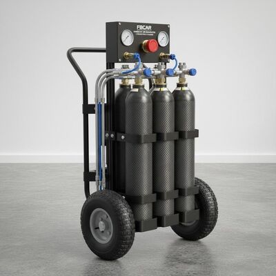 Mua Xe đẩy khí thở Fbcar với 4 bình khí sợi carbon và bán kính làm việc 90m trên xe đẩy thép không gỉ SUS304 online manufacture